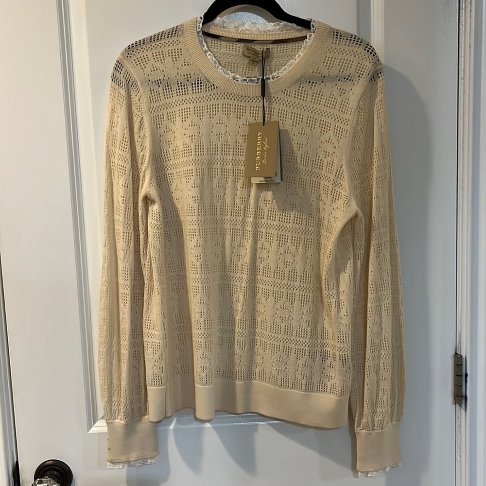 Burberry wool and cashmere sweater